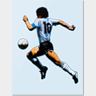 Maradona D10S Posters and Art
